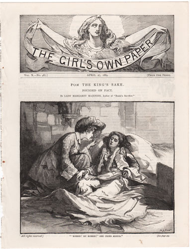 Original antique engraving from The Girl's Own Paper 1888-1890